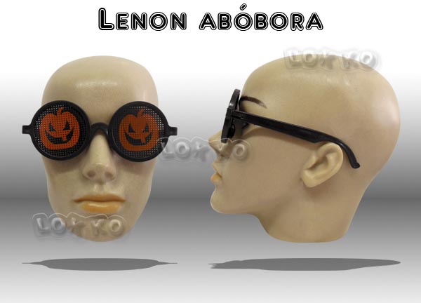 Óculos de festa lenon abóbora